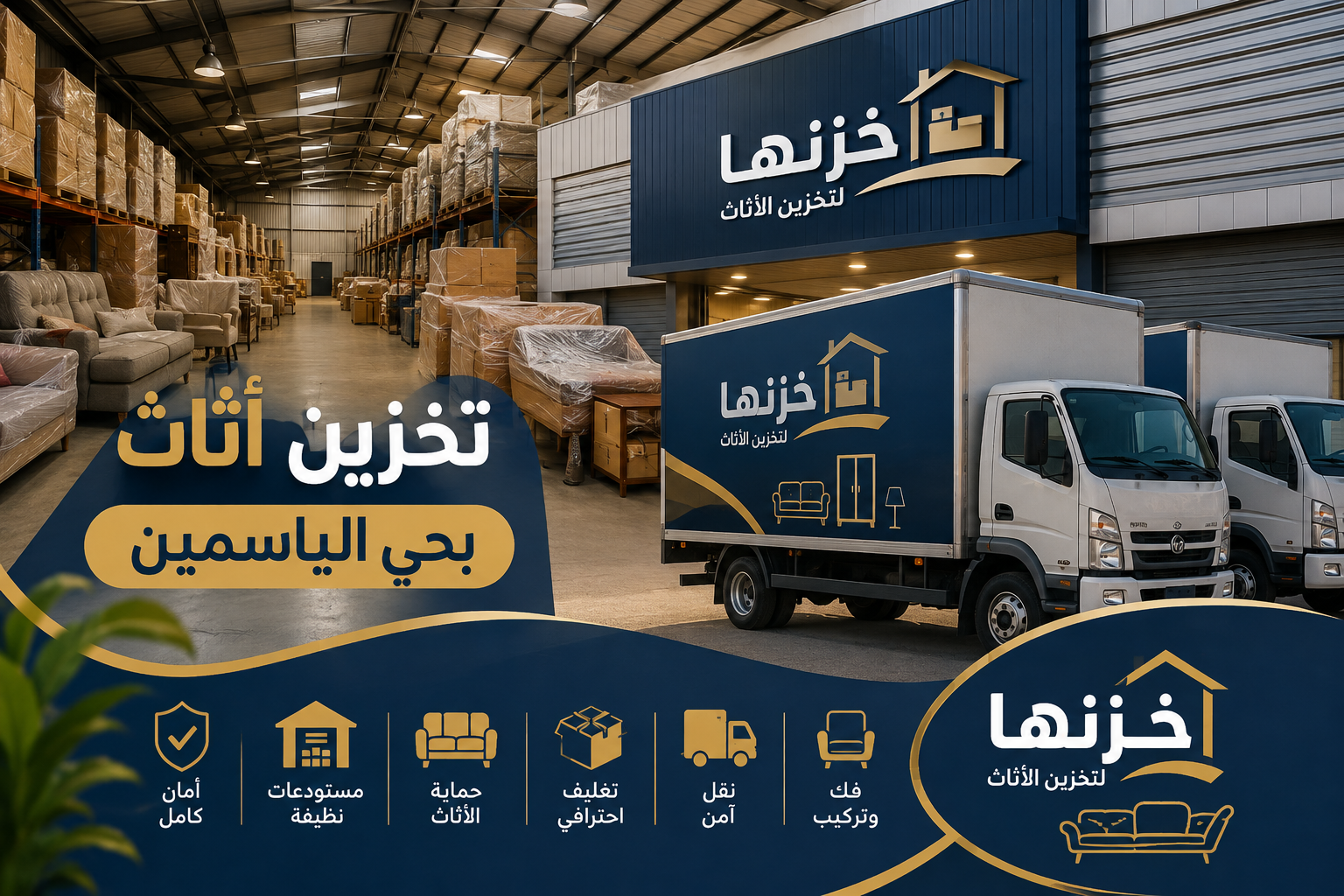 تخزين اثاث حي الياسمين