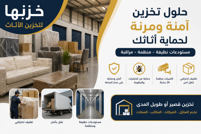 شركة تخزين أثاث بحي النرجس