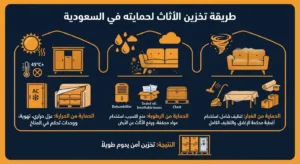 طريقة تخزين الاثاث